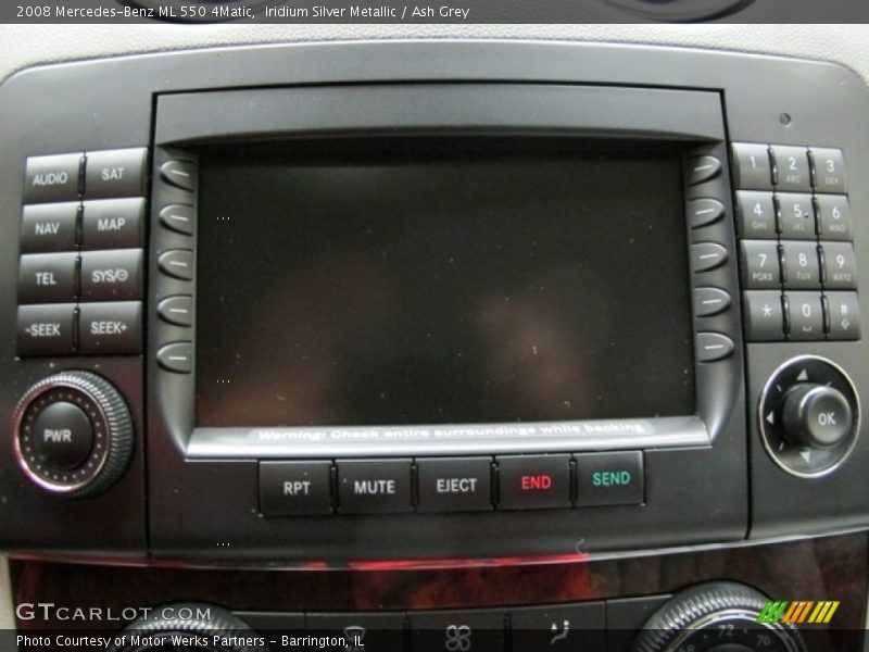 Iridium Silver Metallic / Ash Grey 2008 Mercedes-Benz ML 550 4Matic