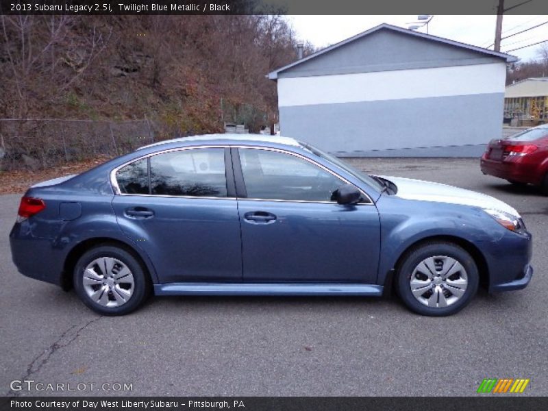 Twilight Blue Metallic / Black 2013 Subaru Legacy 2.5i