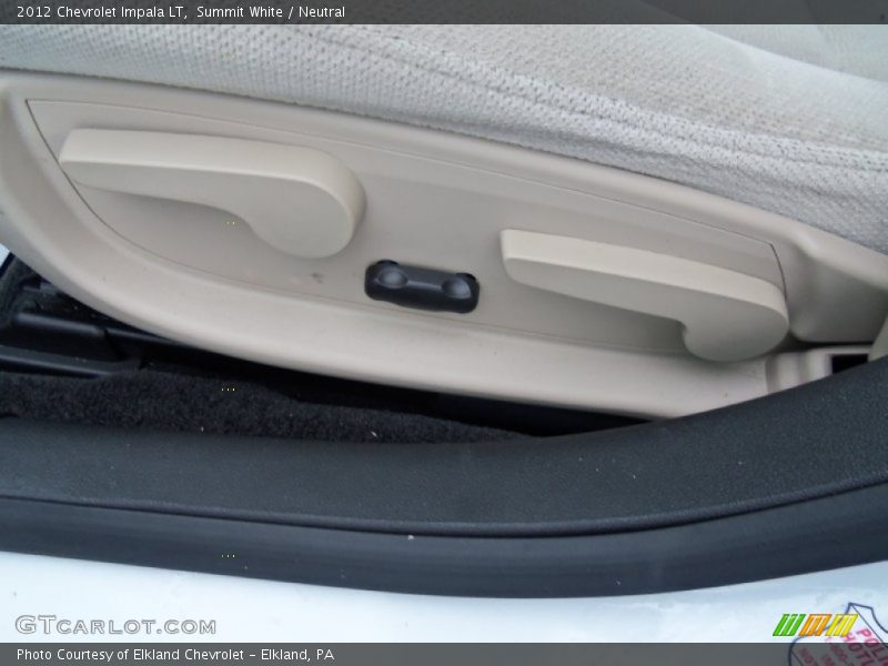 Summit White / Neutral 2012 Chevrolet Impala LT