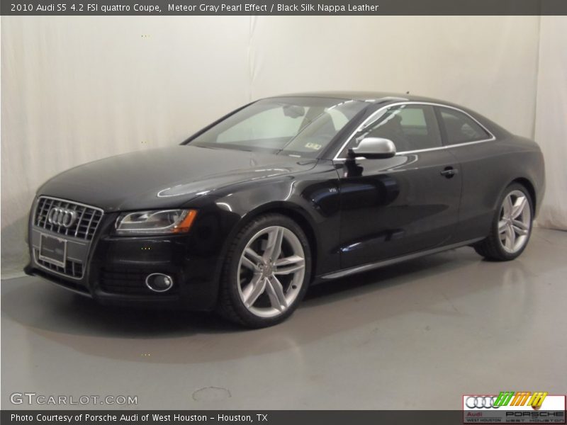 Meteor Gray Pearl Effect / Black Silk Nappa Leather 2010 Audi S5 4.2 FSI quattro Coupe