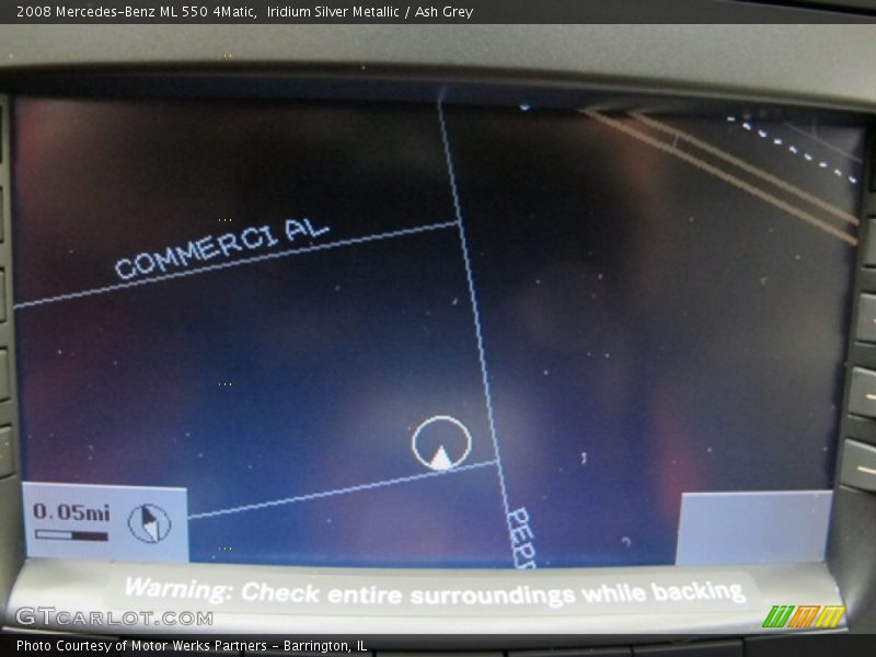 Iridium Silver Metallic / Ash Grey 2008 Mercedes-Benz ML 550 4Matic