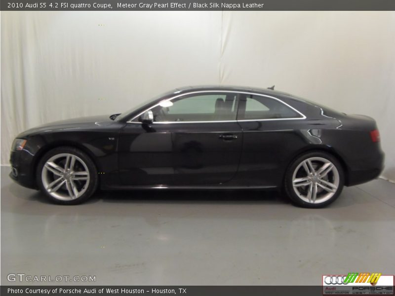 Meteor Gray Pearl Effect / Black Silk Nappa Leather 2010 Audi S5 4.2 FSI quattro Coupe