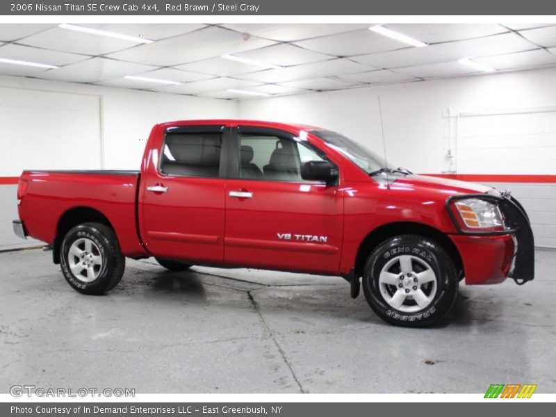 Red Brawn / Steel Gray 2006 Nissan Titan SE Crew Cab 4x4