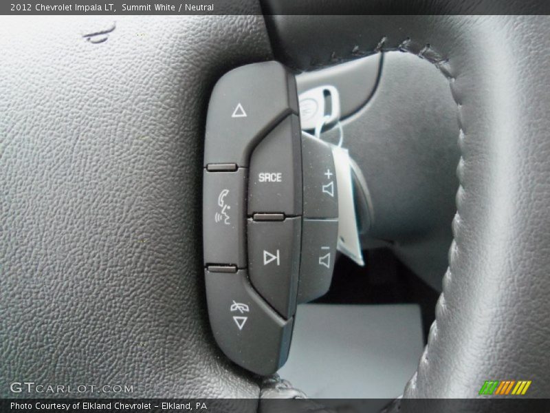 Summit White / Neutral 2012 Chevrolet Impala LT