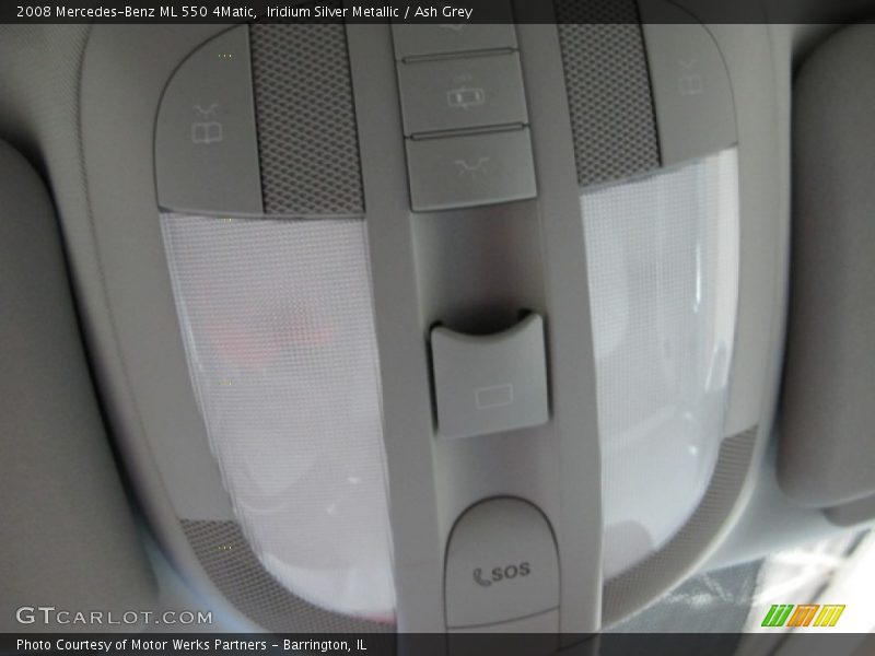 Iridium Silver Metallic / Ash Grey 2008 Mercedes-Benz ML 550 4Matic