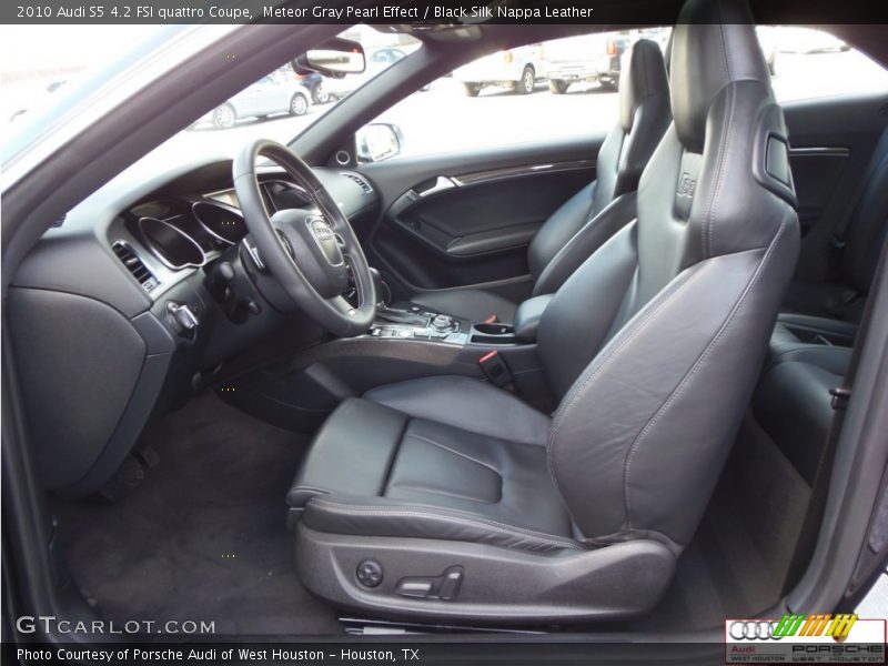 Meteor Gray Pearl Effect / Black Silk Nappa Leather 2010 Audi S5 4.2 FSI quattro Coupe