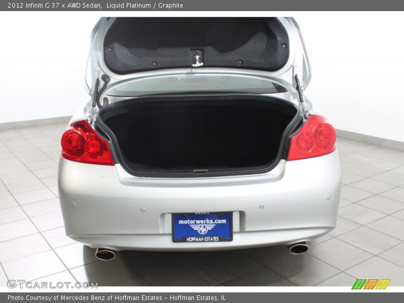 Liquid Platinum / Graphite 2012 Infiniti G 37 x AWD Sedan