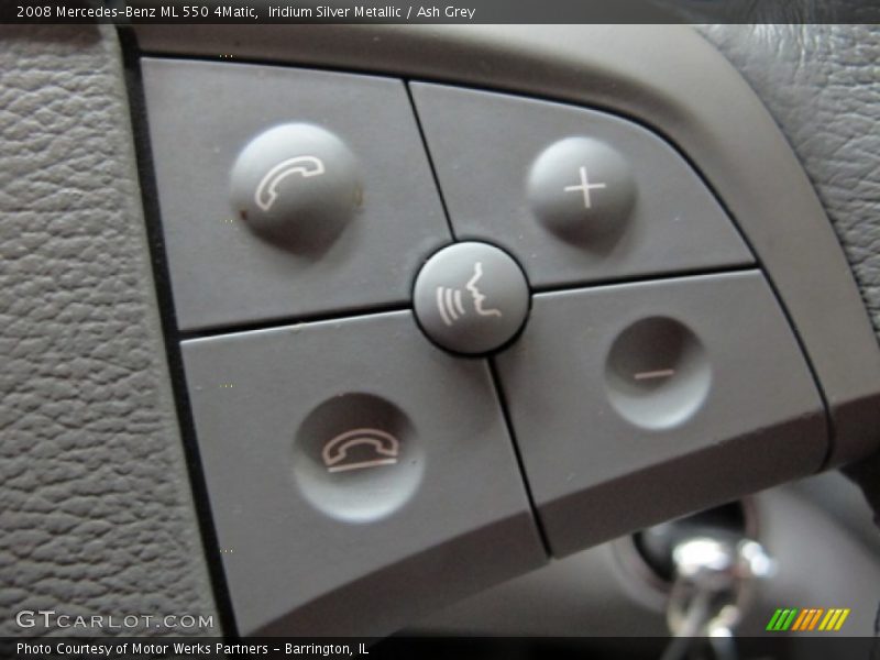 Iridium Silver Metallic / Ash Grey 2008 Mercedes-Benz ML 550 4Matic