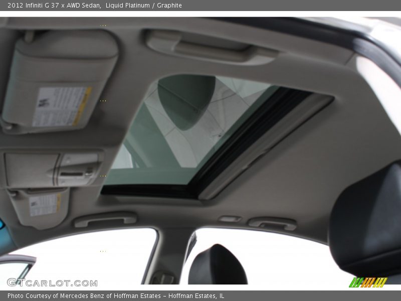 Liquid Platinum / Graphite 2012 Infiniti G 37 x AWD Sedan