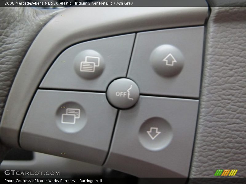 Iridium Silver Metallic / Ash Grey 2008 Mercedes-Benz ML 550 4Matic