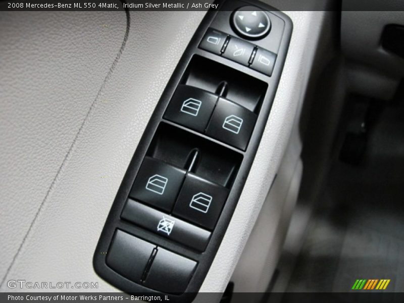 Iridium Silver Metallic / Ash Grey 2008 Mercedes-Benz ML 550 4Matic