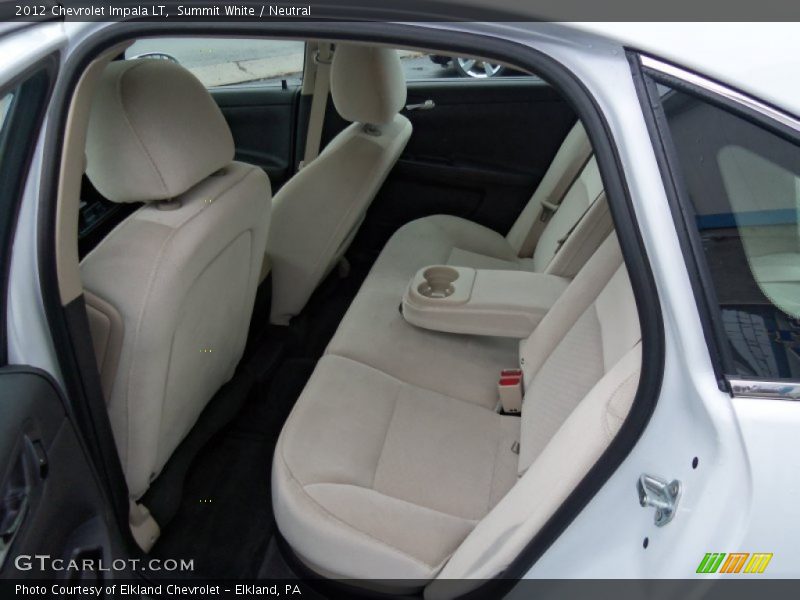 Summit White / Neutral 2012 Chevrolet Impala LT