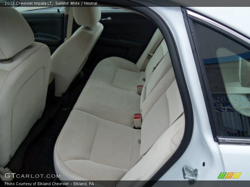 Summit White / Neutral 2012 Chevrolet Impala LT