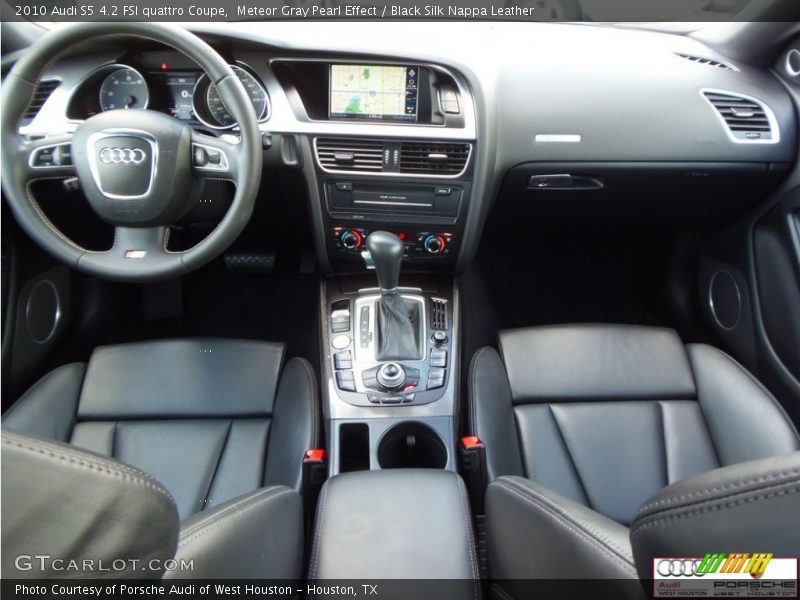 Meteor Gray Pearl Effect / Black Silk Nappa Leather 2010 Audi S5 4.2 FSI quattro Coupe