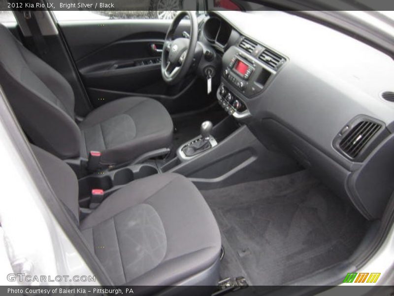 Bright Silver / Black 2012 Kia Rio LX