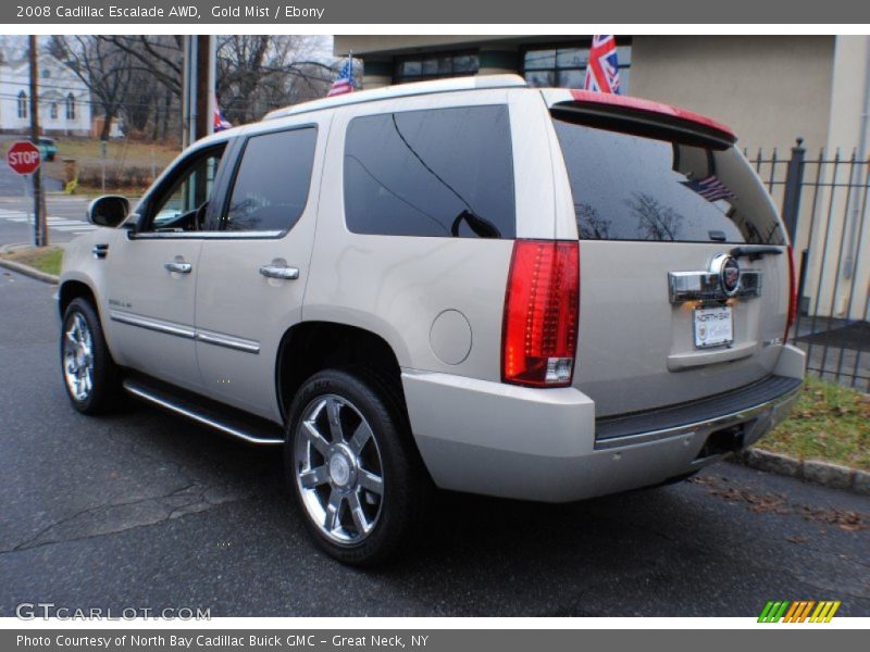 Gold Mist / Ebony 2008 Cadillac Escalade AWD