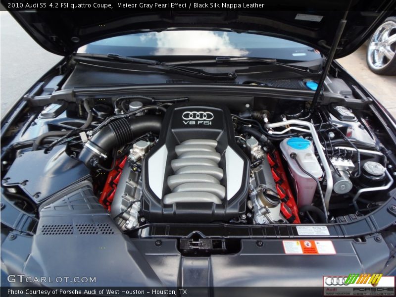Meteor Gray Pearl Effect / Black Silk Nappa Leather 2010 Audi S5 4.2 FSI quattro Coupe