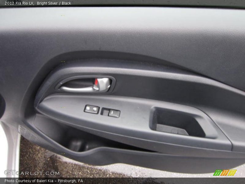 Bright Silver / Black 2012 Kia Rio LX