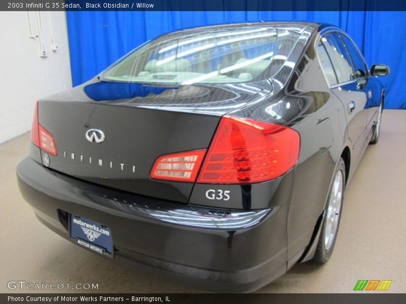 Black Obsidian / Willow 2003 Infiniti G 35 Sedan