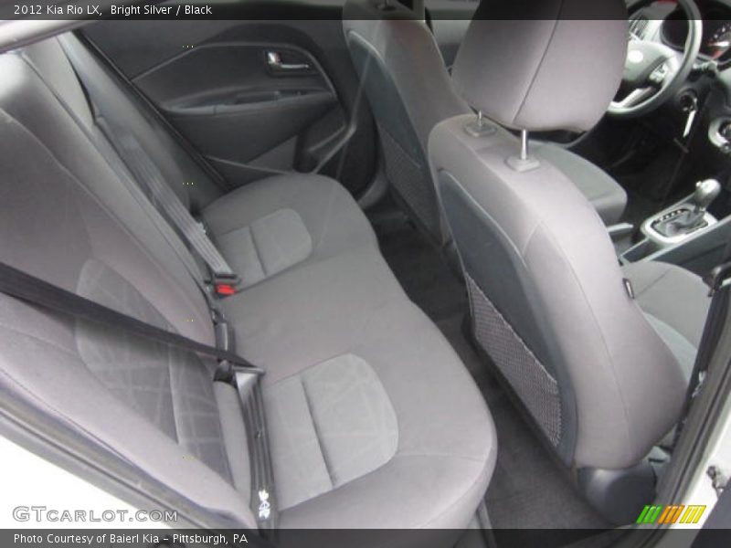 Bright Silver / Black 2012 Kia Rio LX