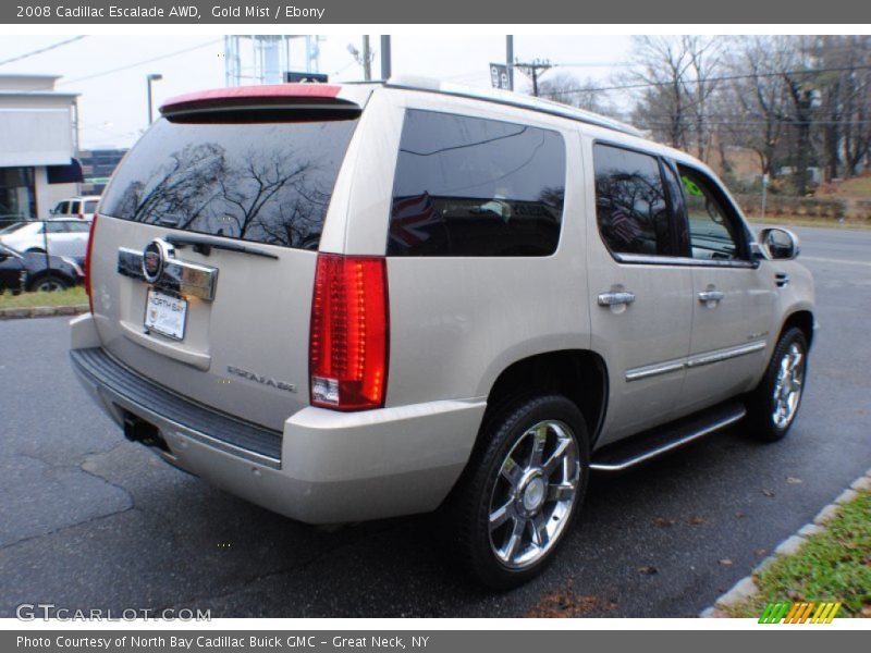 Gold Mist / Ebony 2008 Cadillac Escalade AWD