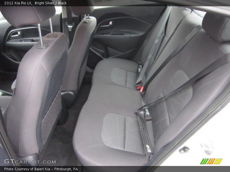 Bright Silver / Black 2012 Kia Rio LX