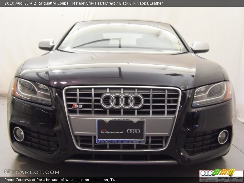 Meteor Gray Pearl Effect / Black Silk Nappa Leather 2010 Audi S5 4.2 FSI quattro Coupe