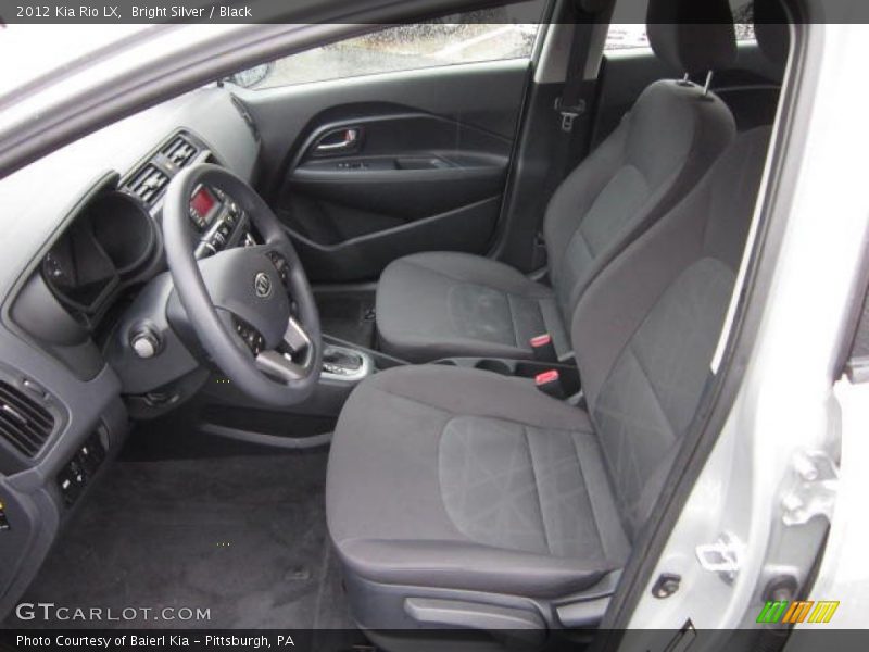 Bright Silver / Black 2012 Kia Rio LX