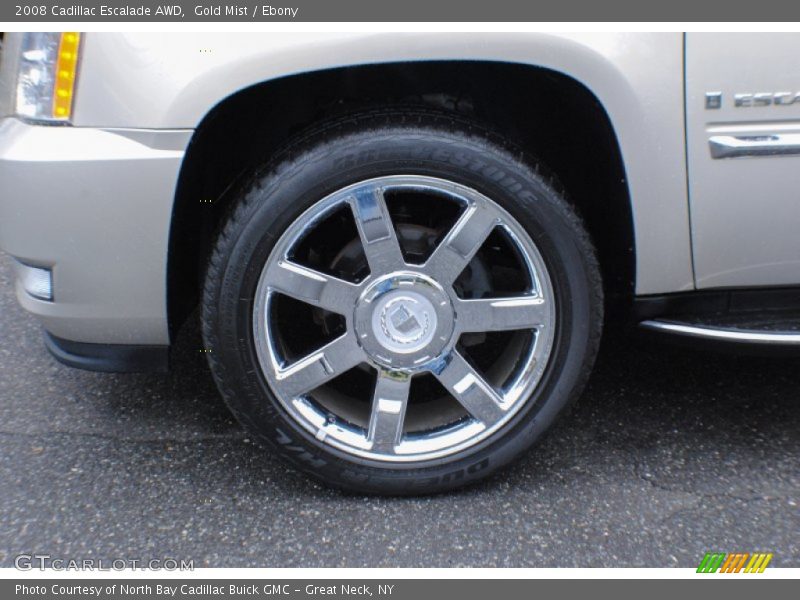 Gold Mist / Ebony 2008 Cadillac Escalade AWD