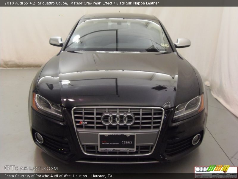 Meteor Gray Pearl Effect / Black Silk Nappa Leather 2010 Audi S5 4.2 FSI quattro Coupe