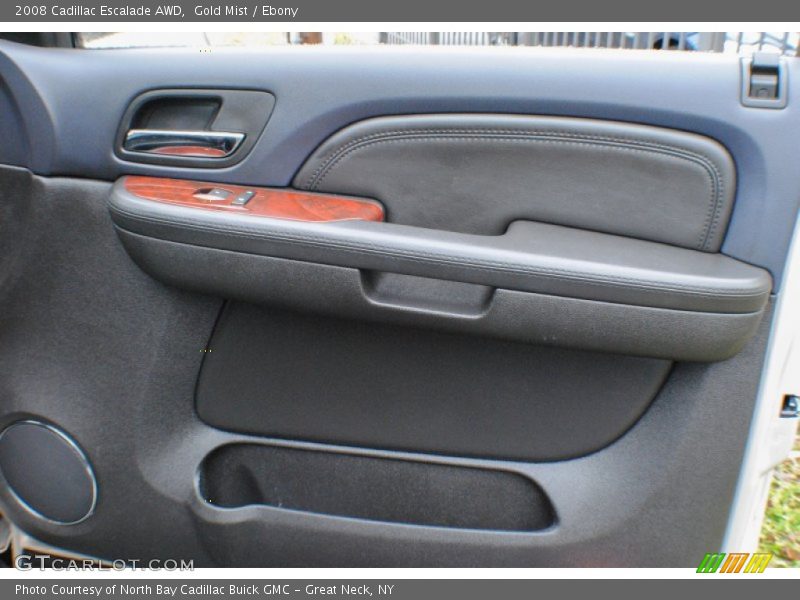 Gold Mist / Ebony 2008 Cadillac Escalade AWD