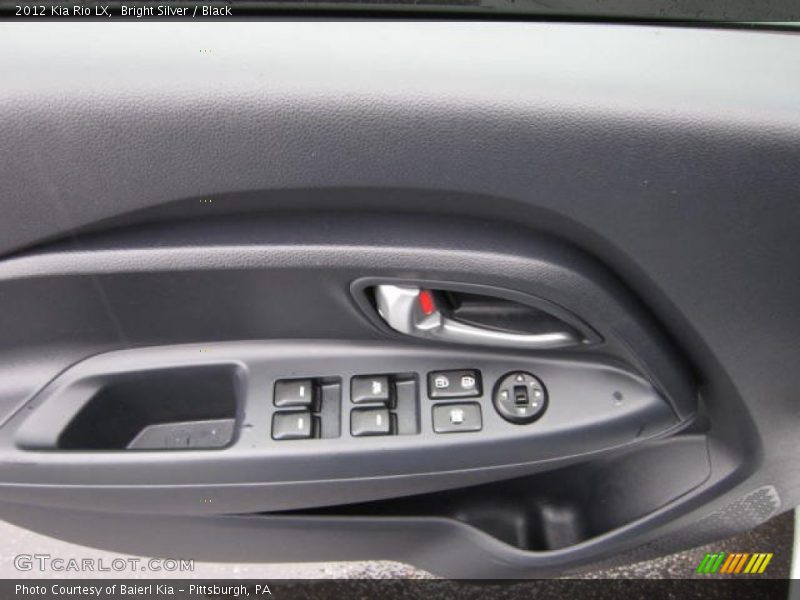 Bright Silver / Black 2012 Kia Rio LX