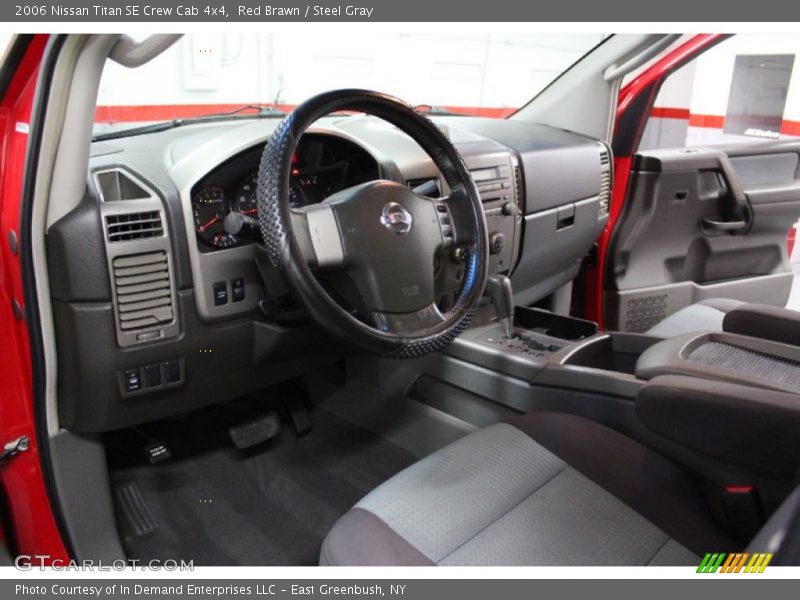 Red Brawn / Steel Gray 2006 Nissan Titan SE Crew Cab 4x4