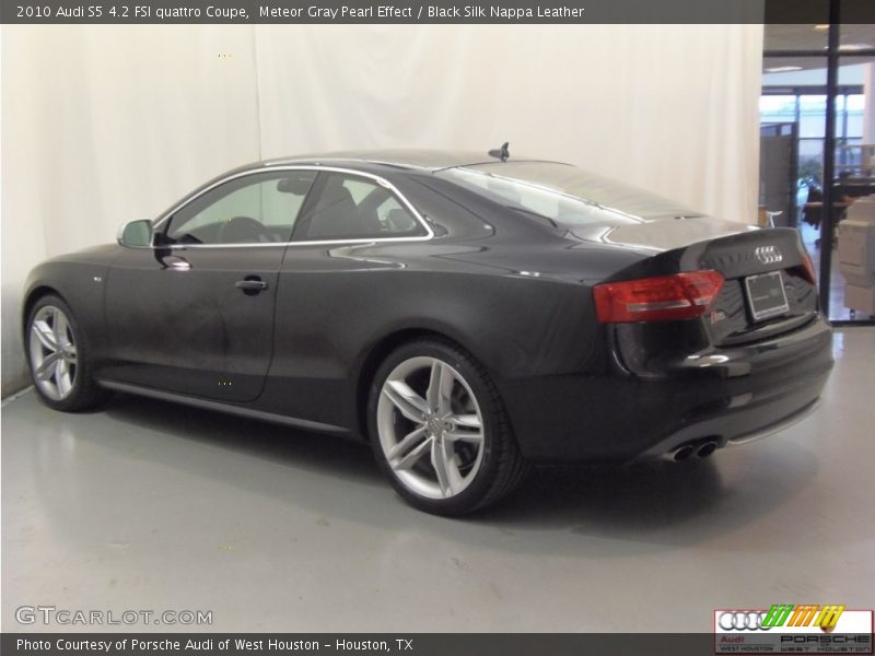 Meteor Gray Pearl Effect / Black Silk Nappa Leather 2010 Audi S5 4.2 FSI quattro Coupe