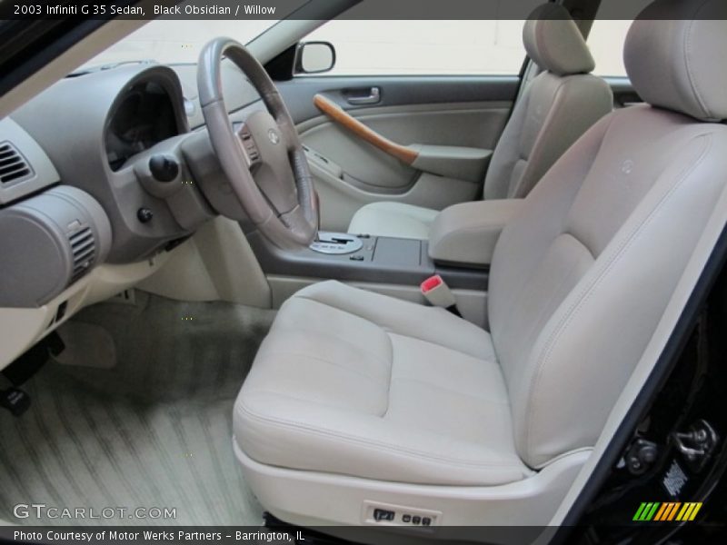 Black Obsidian / Willow 2003 Infiniti G 35 Sedan