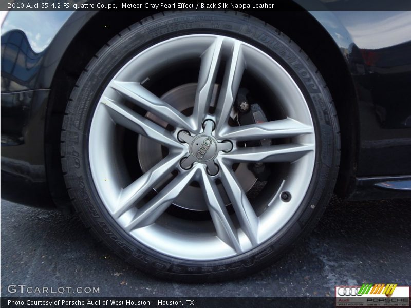 Meteor Gray Pearl Effect / Black Silk Nappa Leather 2010 Audi S5 4.2 FSI quattro Coupe