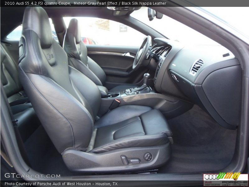 Meteor Gray Pearl Effect / Black Silk Nappa Leather 2010 Audi S5 4.2 FSI quattro Coupe