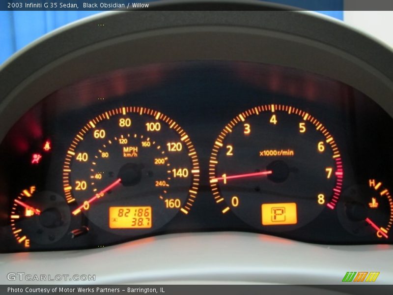 Black Obsidian / Willow 2003 Infiniti G 35 Sedan