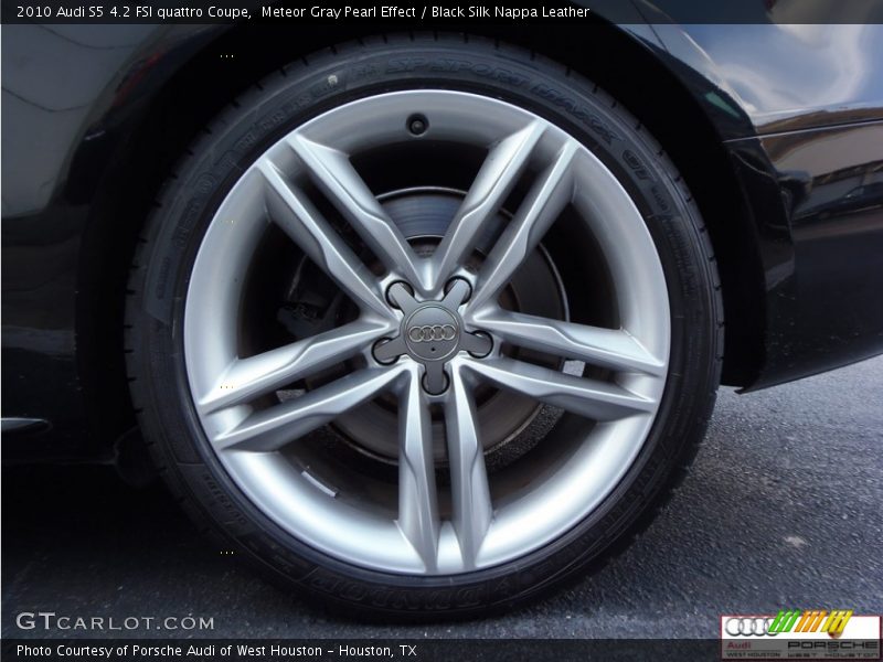 Meteor Gray Pearl Effect / Black Silk Nappa Leather 2010 Audi S5 4.2 FSI quattro Coupe