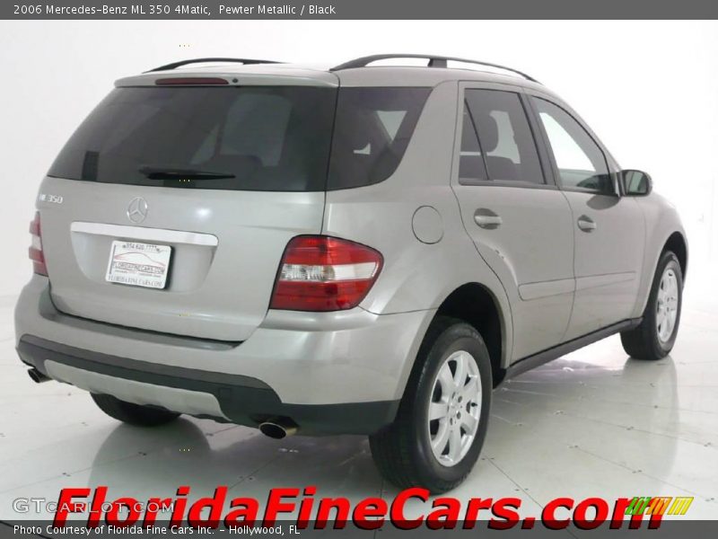 Pewter Metallic / Black 2006 Mercedes-Benz ML 350 4Matic