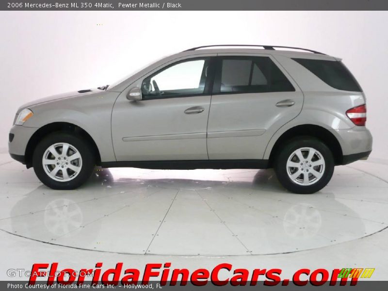Pewter Metallic / Black 2006 Mercedes-Benz ML 350 4Matic