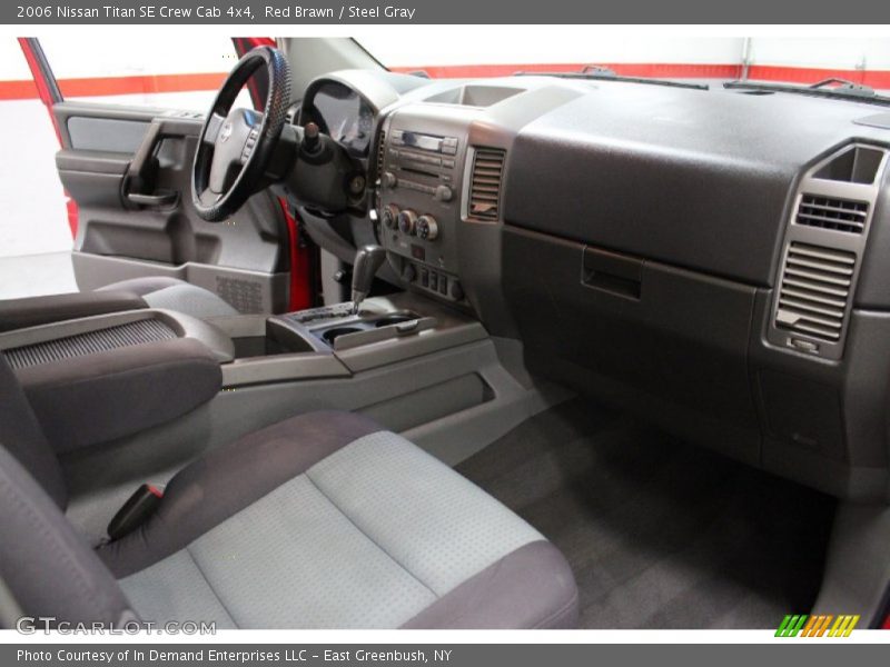 Red Brawn / Steel Gray 2006 Nissan Titan SE Crew Cab 4x4