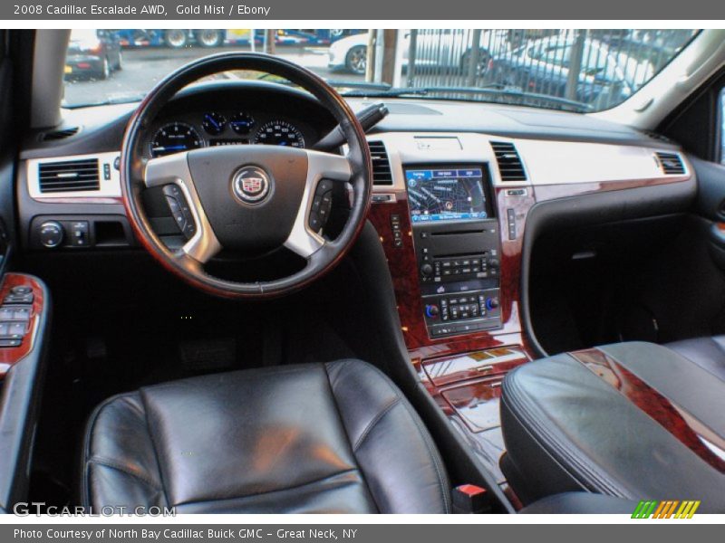 Gold Mist / Ebony 2008 Cadillac Escalade AWD