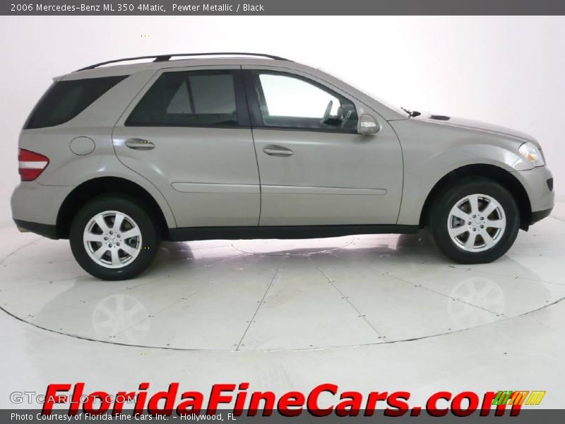 Pewter Metallic / Black 2006 Mercedes-Benz ML 350 4Matic