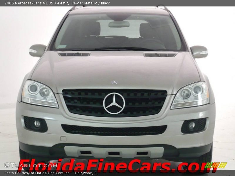Pewter Metallic / Black 2006 Mercedes-Benz ML 350 4Matic