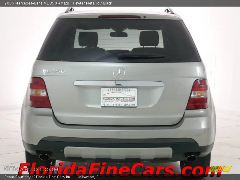 Pewter Metallic / Black 2006 Mercedes-Benz ML 350 4Matic