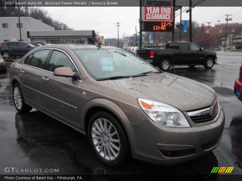 Bronzed Pewter Metallic / Morocco Brown 2007 Saturn Aura XR