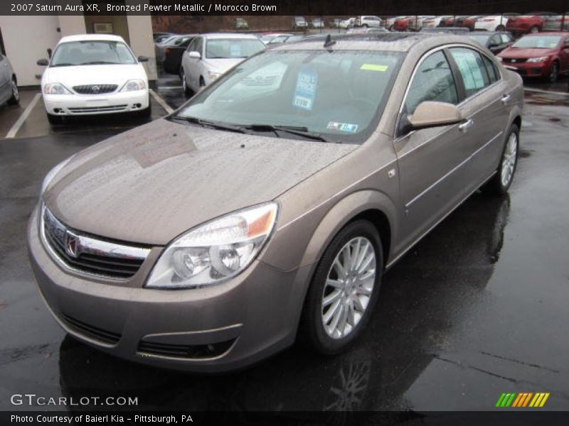 Bronzed Pewter Metallic / Morocco Brown 2007 Saturn Aura XR