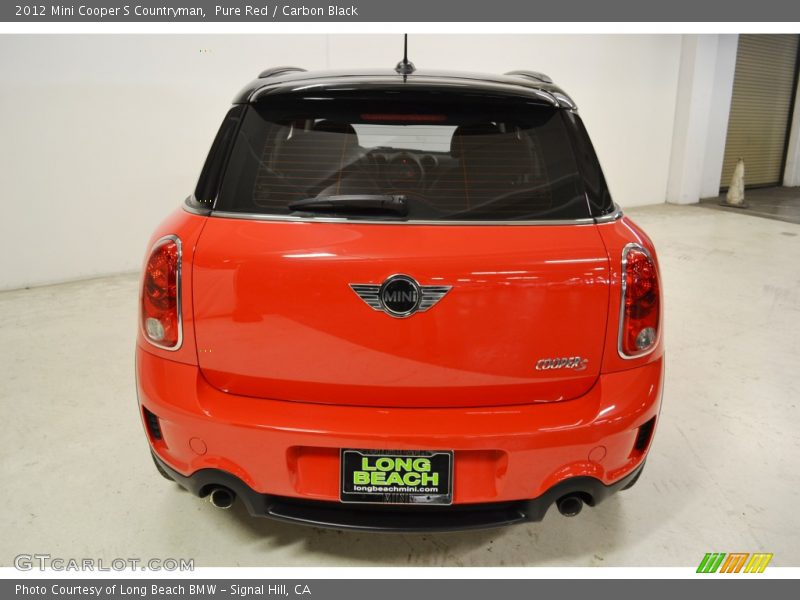 Pure Red / Carbon Black 2012 Mini Cooper S Countryman