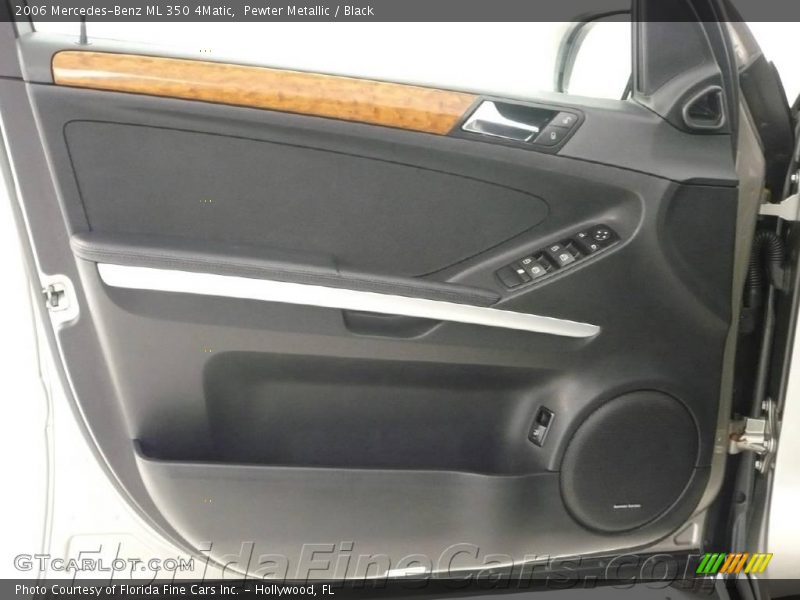 Pewter Metallic / Black 2006 Mercedes-Benz ML 350 4Matic
